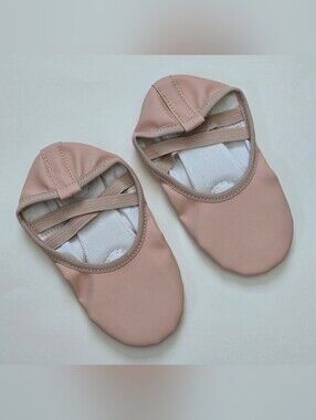 NEW Stelle Ballet Shoes Girls 12 Soft Pink Leather Ballerina Dance Slippers